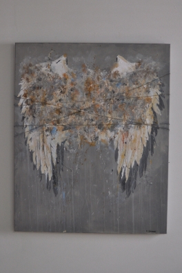 "My Angelwings" 100 x 80 cm